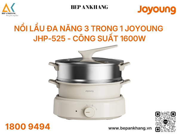 Nồi lẩu đa năng 3 trong 1 Joyoung JHP-525 - Công suất 1600W